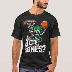 Got Bones Basketball Halloween Skeleton Dunking Ho T-Shirt