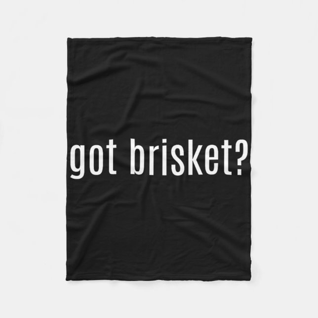 Got Brisket Grillen Fleecedecke (Vorderseite)