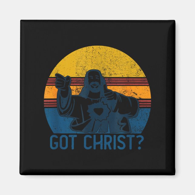 Got Buddy A Christ Christmas Cool Jesus Religious  Magnet (Vorne)