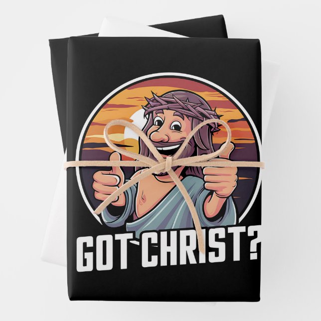 Got Buddy a Christi Weihnachten Jesus Religiös Geschenkpapier Set (Beispiel)
