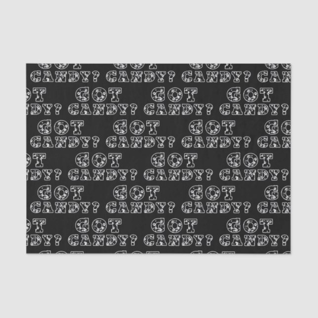 Got Candy? Halloween Seidenpapier (Vorderseite)