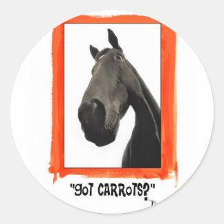 Got Carrots Runder Aufkleber