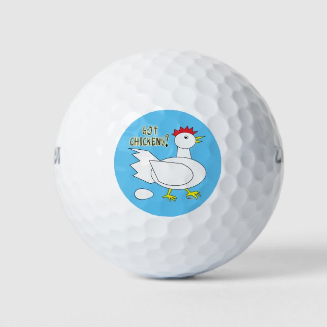 Got Chickens? Golfball (Vorderseite)