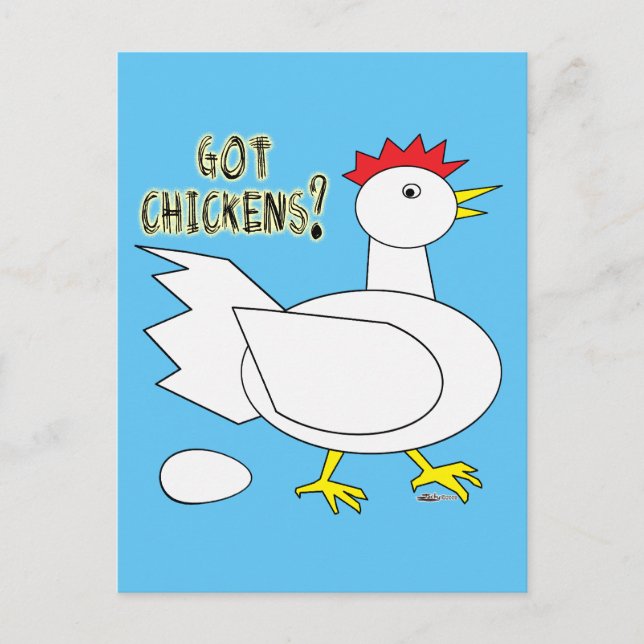 Got Chickens? Postkarte (Vorderseite)