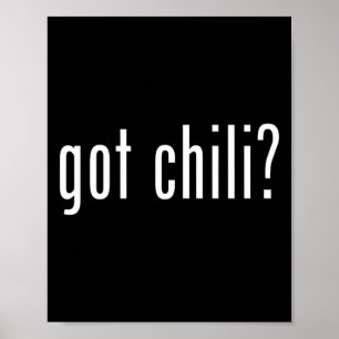Got Chili Funny Grillen Cook Off Poster