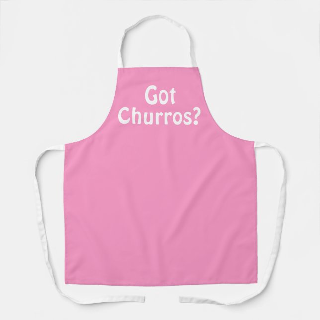 Got Churros Rosa Backen Schürze (Vorderseite)