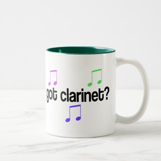 Got Clarinet Zweifarbige Tasse (Rechts)