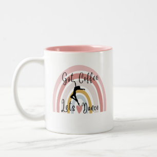 Got Coffee Let's Dance Zweifarbige Tasse