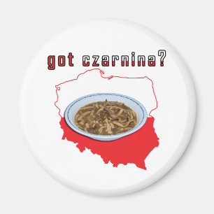 Got Czarnina Polnische Karte Magnet