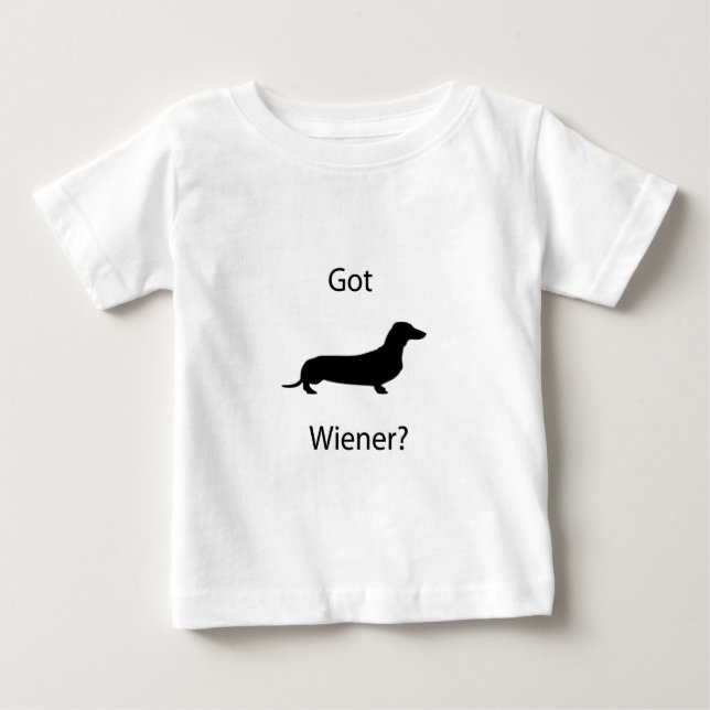Got Dackel Baby T-shirt (Vorderseite)