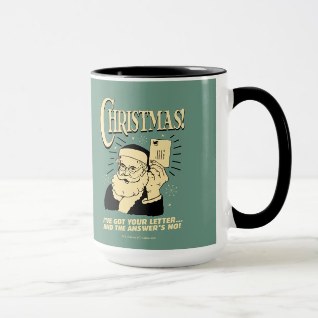 Got deinen Brief. Die Antwort lautet Nein Tasse (Rechts)