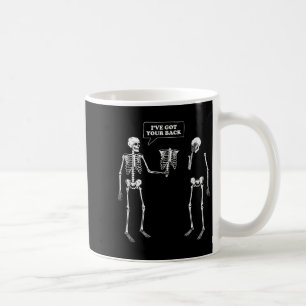 Got deinen Rücken _ Funny Skeleton Puff Kaffeetasse