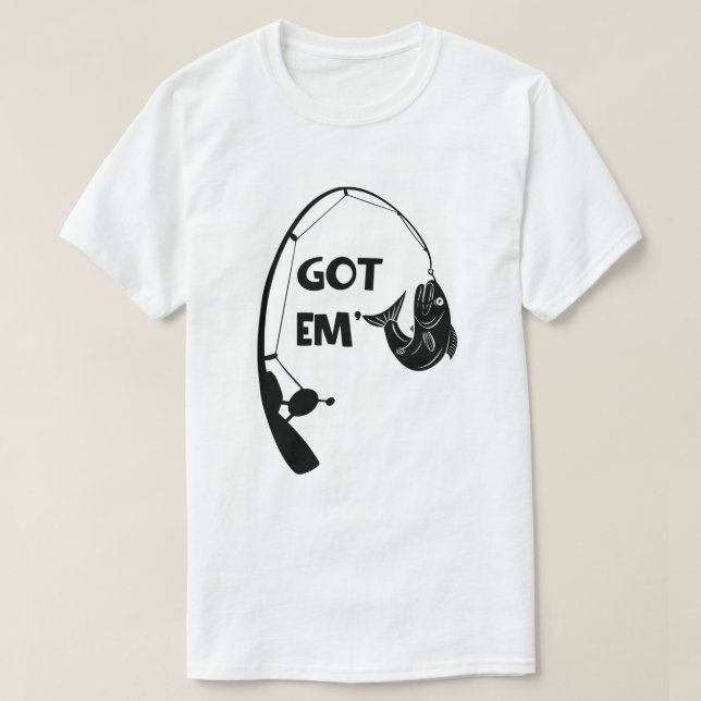 Got des T - Shirt der Fischer (Design vorne)