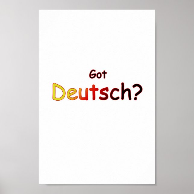 Got Deutsch Poster (Vorne)