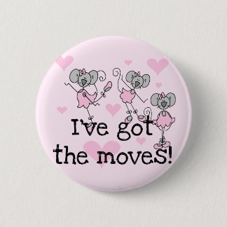 Got die Bewegungs-Ballett-T - Shirts und die Button