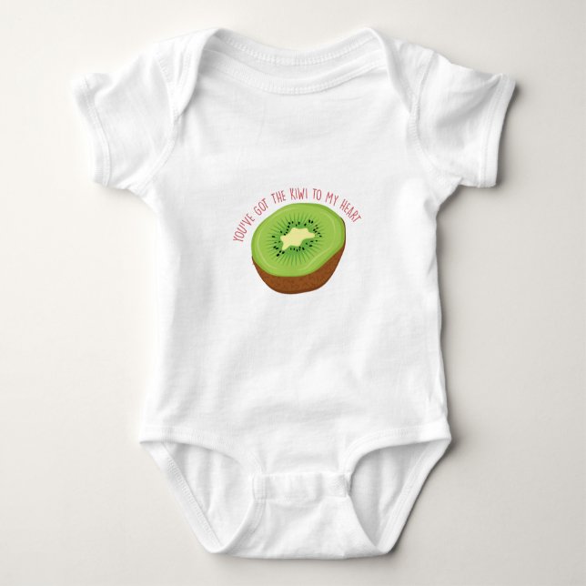 Got die Kiwi Baby Strampler (Vorderseite)