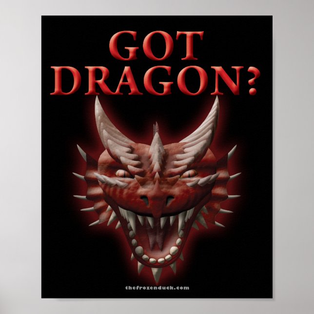 Got Drache? Poster (Vorne)