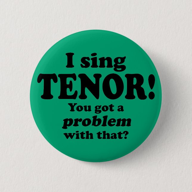 Got ein Problem damit, Tenor Button (Vorderseite)
