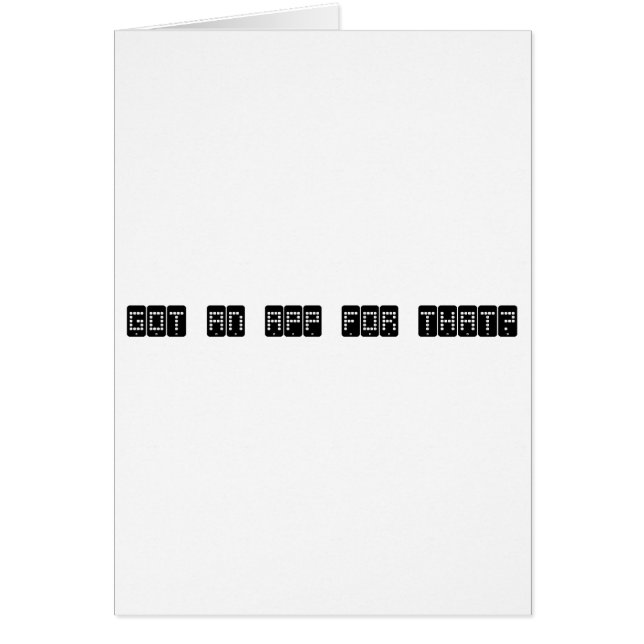 got eine APP für das? (Vorne)