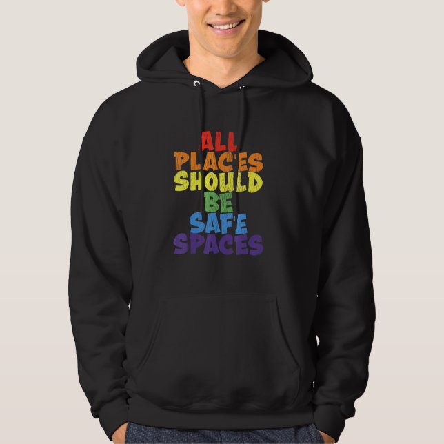 Got einen Verbündeten in mir Pride Transgender Les Hoodie (Vorderseite)