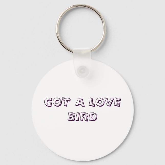 GOT EINER LIEBEN BIRD SCHLÜSSELANHÄNGER (Vorderseite)