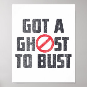 Got eines Geistes, um lustiges Sprichwort zu durch Poster