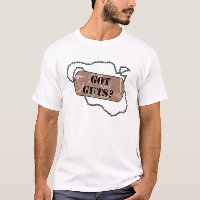 Got Eingeweide? Dogtag Camouflage u. Kette T-Shirt (Vorderseite)