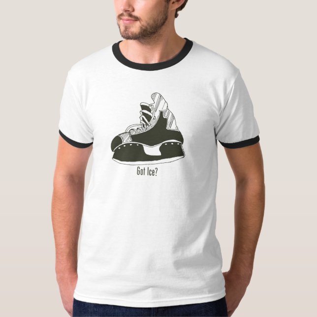 Got Eis? Hockey-Skate-klassischer Wecker-T - Shirt (Vorderseite)