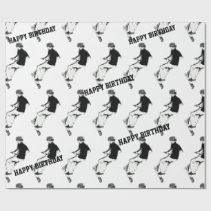 Got etwas Luft! - Stunt Scooter Trick Geschenkpapier