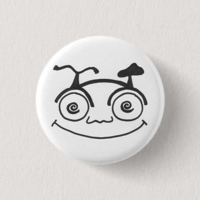 got Fahrrad?  Fahrrad auf dem Gehirn Button (Vorderseite)