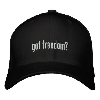 Got Freiheit? Bestickte Kappe
