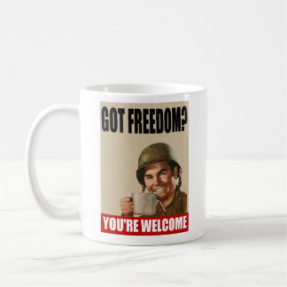 Got Freiheit? Sie sind WILLKOMMEN! Tasse