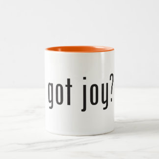 Got Freude? Spaß für jeder! Zweifarbige Tasse