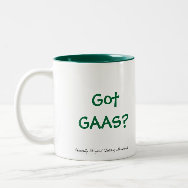 Got GAAS? Zweifarbige Tasse (Links)
