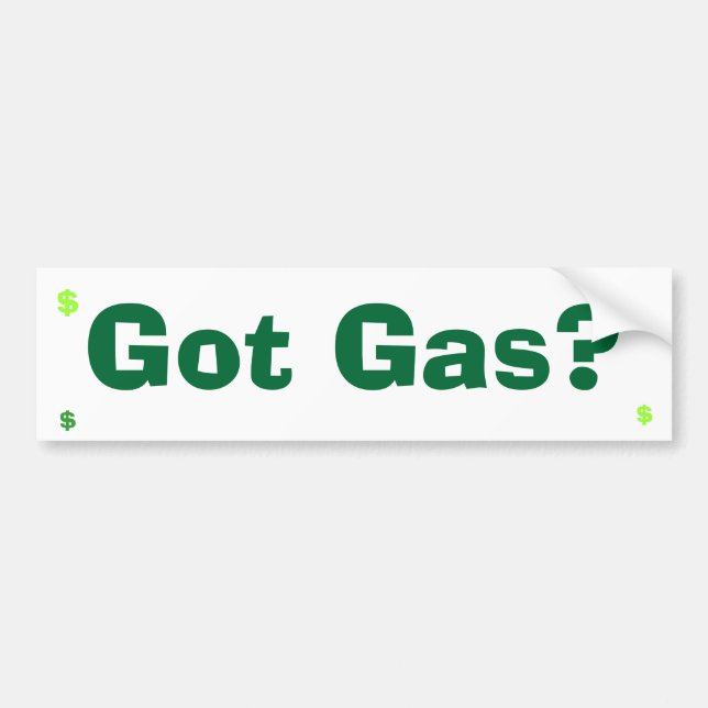 Got Gas? Autoaufkleber (Vorne)