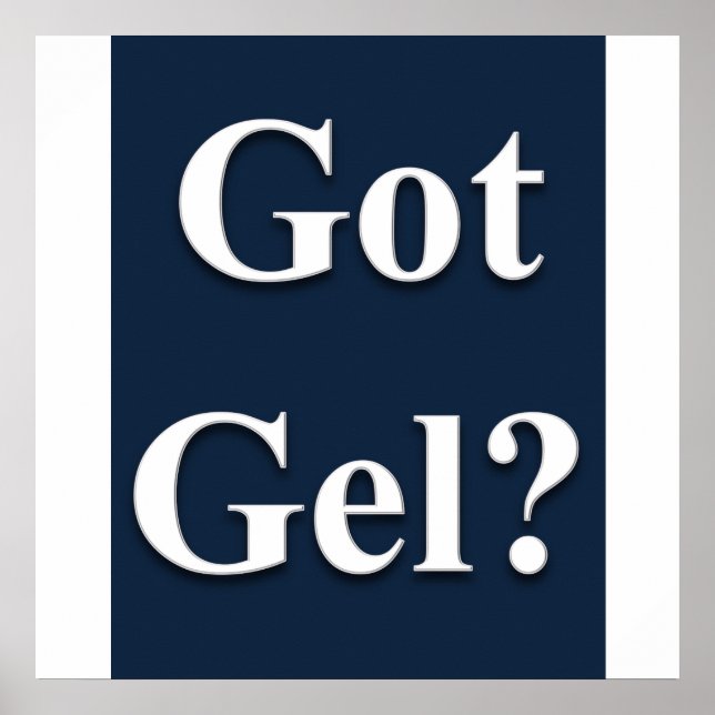 Got Gel Poster Matte (Vorne)