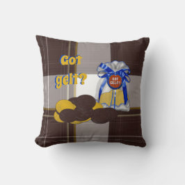 Got-Gelt-Schokolade-Coin-Grouping Kissen