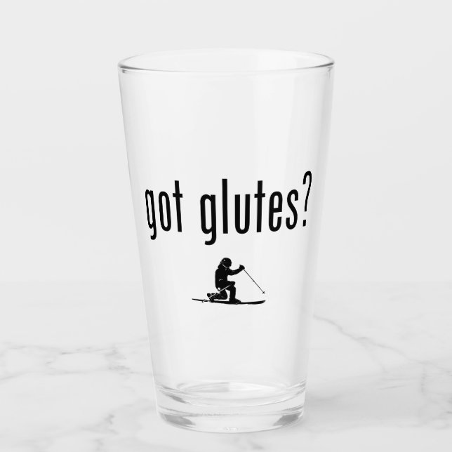 Got Glutes Telemark Skiing Glas (Vorderseite)