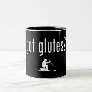 Got Glutes Telemark Skiing Zweifarbige Tasse