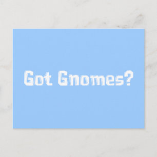Got Gnomes Gifts Postkarte