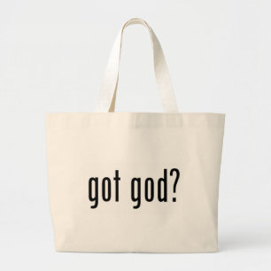 got Gott? Jumbo Stoffbeutel