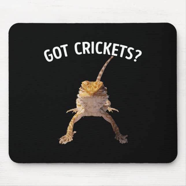 Got Grillen Bartetes DrachenShirt Mousepad (Vorne)