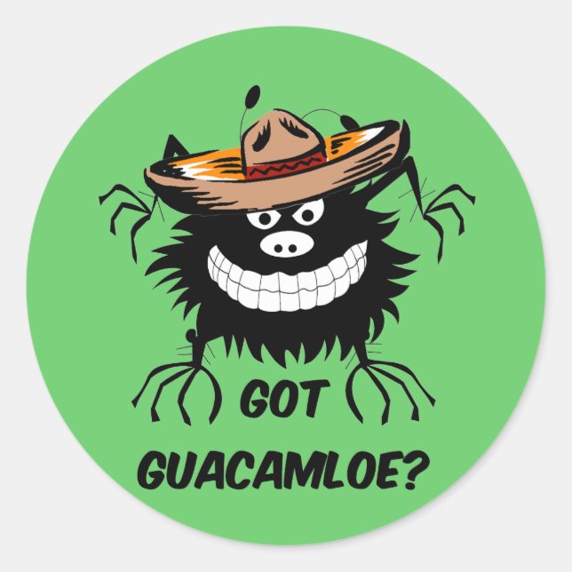 Got Guacamole Runder Aufkleber (Vorderseite)