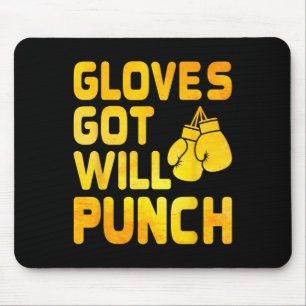 Got Handschuhe bringen Boxer-Sport-Kraftspiel auf Mousepad