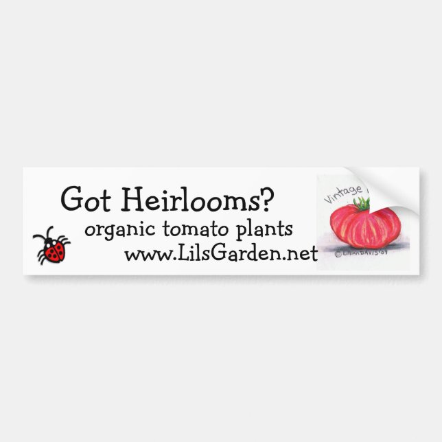 Got Heirlooms? Autoaufkleber (Vorne)