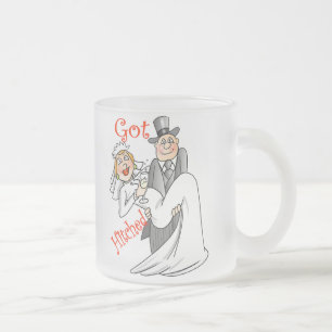 Got Hitched Flitterwochen-Tasse Mattglastasse