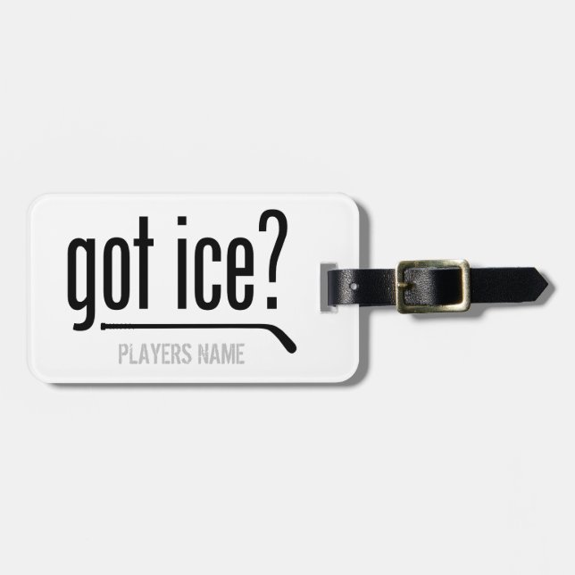 got? (Hockey) Gepäckmarke Gepäckanhänger (Vorderseite horizontal)