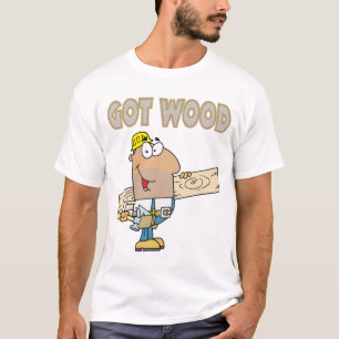 got Holzschmuck Spaß lustiges Design T-Shirt