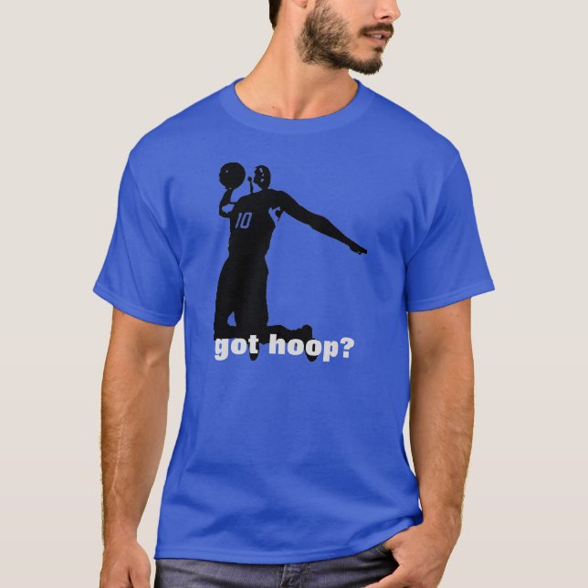 Got Hoop? Basketball T - Shirt - Deep Royal Blue (Vorderseite)