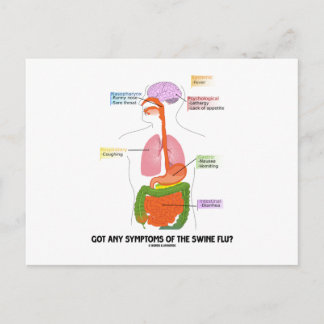 Got irgendwelche Symptome der Schweinegrippe? (Ana Postkarte